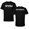 West Virginia State University TF and XC Black Performance Tee - Ronnie Matthews III