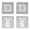 Dean College Soccer Stone Coaster (4 Pack)  - #6 Bennett Walsh