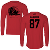 Jacksonville State University Football Red Mascot Long Sleeve - #87 Jack Dawson