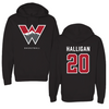 Western Colorado University Basketball Black Hoodie - #20 Tyler Halligan