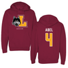 Loyola University-Chicago Soccer Maroon Hoodie - #4 Alaina Abel