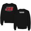 Jacksonville State University TF and XC Black Block Crewneck - Hailey Tucker