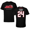 Jacksonville State University Basketball Black JSU Performance Tee - #24 Dekeyvan Tandy