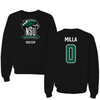 Northeastern State University Soccer Black NSU Crewneck - #0 Ian Milla