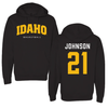 University of Idaho Basketball Black Idaho Hoodie - #21 Kennedy Johnson