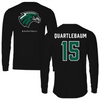 Northeastern State University Basketball Black Mascot Long Sleeve - #15 Trey Quartlebaum