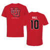 University of Utah Football Red Tee - #10 Johnathan Hall