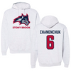 Stony Brook University Lacrosse Gray Hoodie - #6 Tucker Chanenchuk