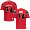 Illinois State University Red Football Jersey - #74 Ron Carr