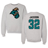 Coastal Carolina University Football Gray Crewneck - #32 Jayden Jackson