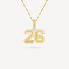 Gold Presidents Pendant and Chain - #26 Niasia Goodwin