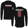 Hampden-Sydney College Football Black Long Sleeve - #6 Joseph Gonzalez