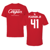 University of Houston Football Red Tee - #41 Chris Pearson Jr