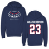 Florida Atlantic University Basketball Navy Mascot Hoodie - #23 Brandon Weatherspoon