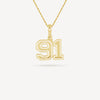 Gold Presidents Pendant and Chain - #91 Caleb Manson