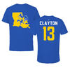 McNeese State University Volleyball Blue State Performance Tee - #13 Cydne Clayton