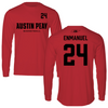Austin Peay State University Basketball Red Jersey Long Sleeve - #24 Hansel Enmanuel