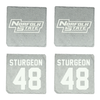 Norfolk State University Baseball Stone Coaster (4 Pack)  - #48 CC Sturgeon