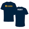 Texas A&M University-Commerce Cheer Navy Lions Performance Tee - Addison Perry