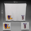 Lipscomb University Basketball Gray Blanket - #9 Jack Ingold