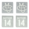 Colorado Mesa University Softball Stone Coaster (4 Pack)  - #14 Hannah Sattler