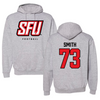 Saint Francis University (Pennsylvania) Football Gray Hoodie - #73 Omari Smith