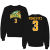 George Mason University Volleyball Black Jersey Crewneck - #3 Blake Pohevitz