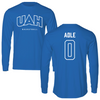 University of Alabama in Huntsville Basketball Blue Long Sleeve - #0 Haelim Adle