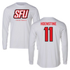 Saint Francis University (Pennsylvania) Football White Performance Long Sleeve - #11 Jeff Hoenstine