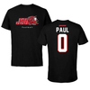 Jacksonville State University Football Black JSU Tee - #0 Andrew Paul