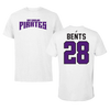 East Carolina University Soccer White Classic Tee - #28 Kyleen Bents