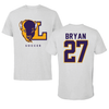 Lipscomb University Soccer Light Gray Tee - #27 William Bryan