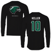 Northeastern State University Baseball Black Mascot Long Sleeve - #10 Isaiah Keller