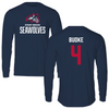 Stony Brook University Lacrosse Navy Long Sleeve - #4 Kylie Budke