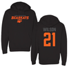 Sam Houston State University Football Black Hoodie - #21 Dravon Wilson