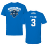 University of New Orleans Volleyball Blue Tee - #3 Jamyra Tyler