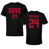 Austin Peay State University Basketball Black Jersey Tee - #24 Hansel Enmanuel