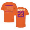 Edward Waters University Volleyball Orange Dominate Tee - #23 Jewel Helmuth