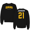University of Idaho Basketball Black Idaho Crewneck - #21 Kennedy Johnson