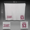 Southern Illinois University at Carbondale Football Gray Blanket - #53 Noah Fenske