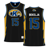 Kent State University Black Basketball Jersey - #15 Mike Bekelja