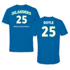 Texas A&M University-Corpus Christi Beach Volleyball Blue Performance Tee - #25 Hannah Doyle