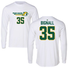 Northern Michigan University Football White Long Sleeve - #35 Austin Bignall