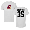 Central Michigan University Lacrosse Light Gray NIL for ALL Performance Tee - #35 Gianna Leontini