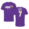 McKendree University Bowling Purple Tee - #7 Victoria Porta