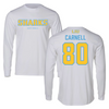 Long Island University Softball White Long Sleeve - #80 Delaney Carnell