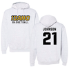 University of Idaho Basketball Gray Hoodie - #21 Kennedy Johnson