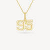 Gold Presidents Pendant and Chain - #95 Ernesto Lopez