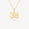 Gold Presidents Pendant and Chain - #39 Anthony DeNicola