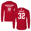 University of Houston Softball Red Long Sleeve - #32 Bethany Aguilar